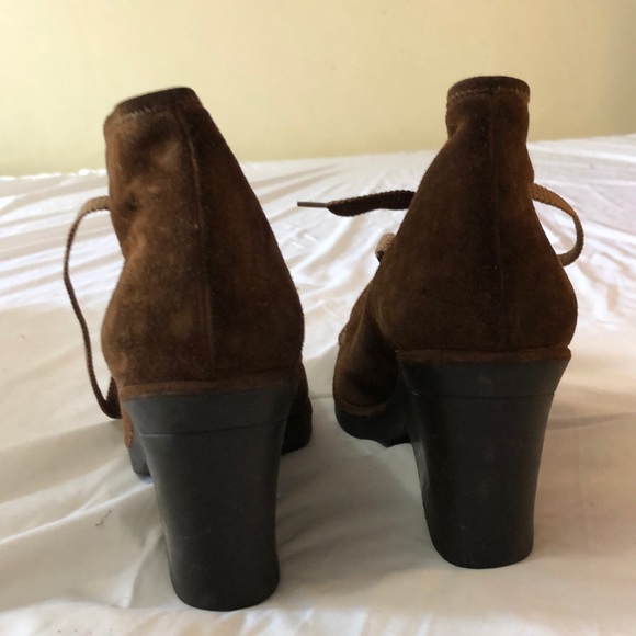 Donna Karan wedge suede booties - Picture 7 of 8